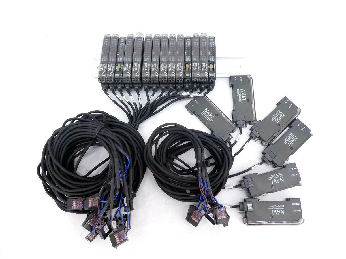 Used Sunx FX-301 Photoelectric Sensor NAVI FX-300 Reseller Lot of 20 TEL Lithius