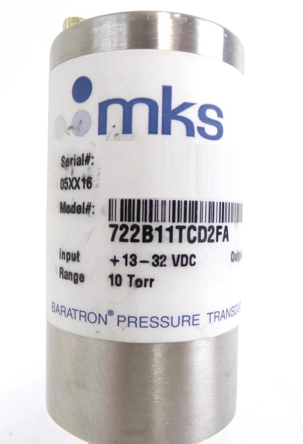 Used MKS Instruments 722B11TCD2FA Baratron Pressure Transducer 722B Lot of 3 Surplus