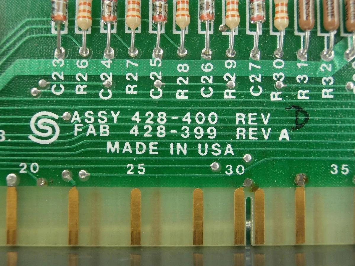 Used SCI Solid Controls 428-400 Firing Controller Board PCB Card 428-399 Used Working