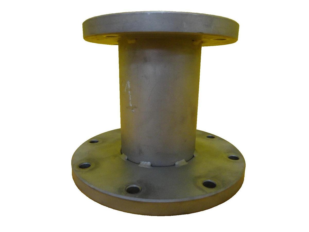 Used Edwards C3095 High Vacuum Adapter Tee ISO63 to ISO100 ISO-F NW25 Copper Working
