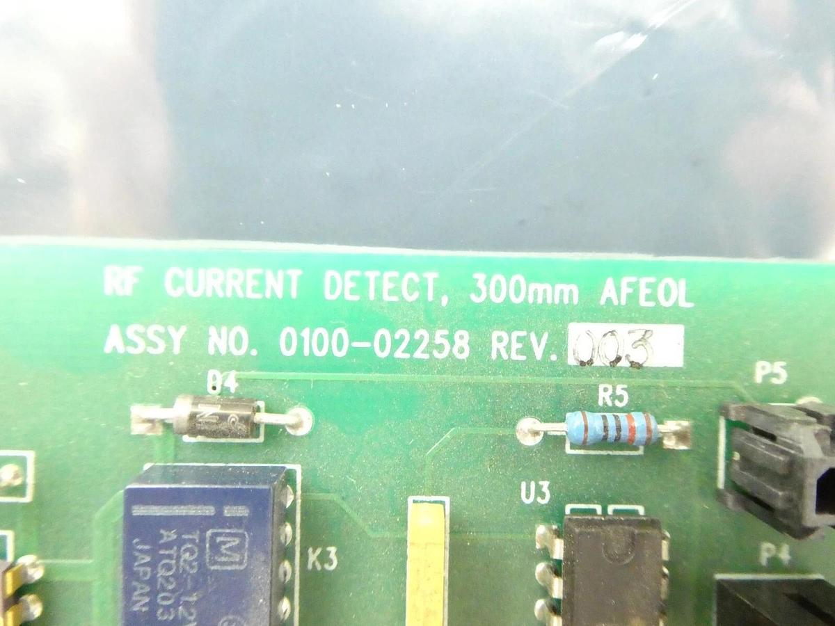 Used AMAT Applied Materials 0100-02258 300mm AFEOL RF Current Detector PCB Working