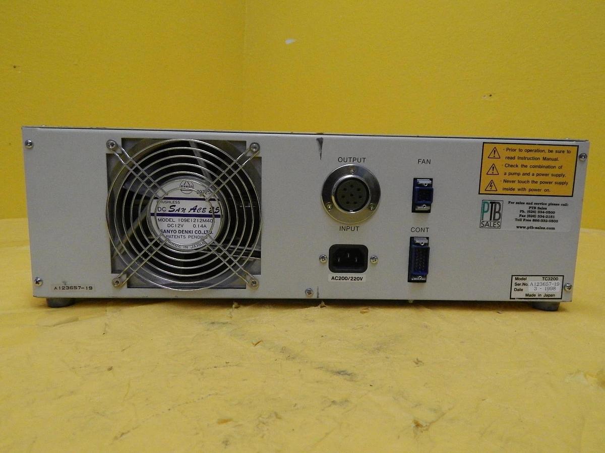 Used Osaka TG3413E Compound Molecular Pump Set with TC3200 Controller Tested Working
