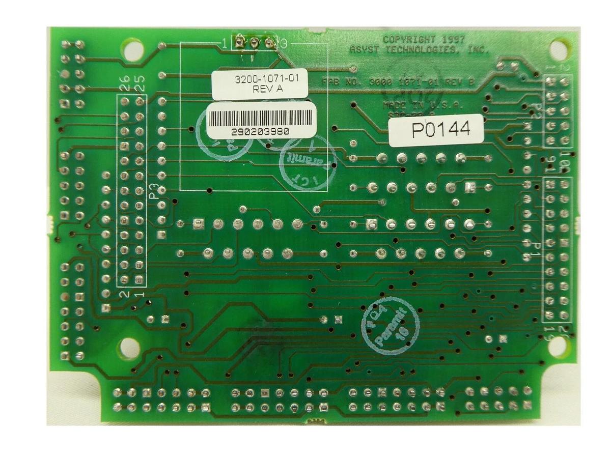 Used Asyst Technologies 3200-1071-01 Load Port PCB MICRO-G 5006-2201-0100 300FL S2H_Z