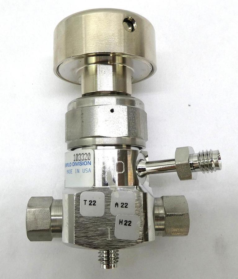 Used Veriflo Corporation 42500858 Bellows Valve AV20QW Reseller lot of 3 Working