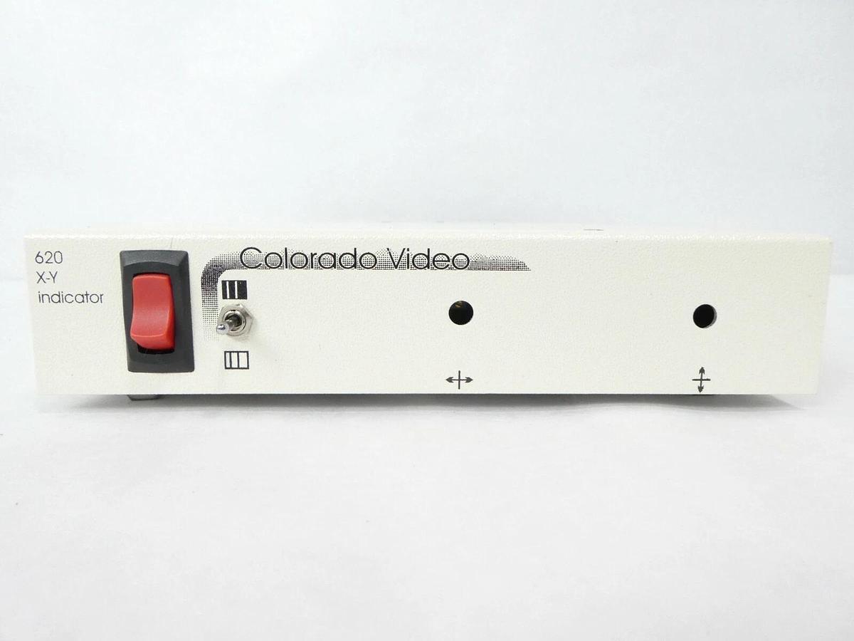 Used Hitachi KP-D50U CCD Camera & Colorado Video 620 X-Y Indicator Used Working
