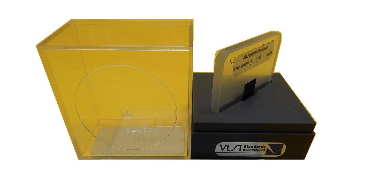 Used VLSI Standards 1.79µm Step Height Standard Metrology Calibration Tool Working