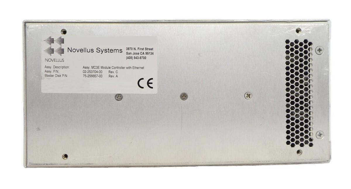 Used Novellus Systems 02-253704-00 MC3E Module Controller 75-256657-00 Dented Working