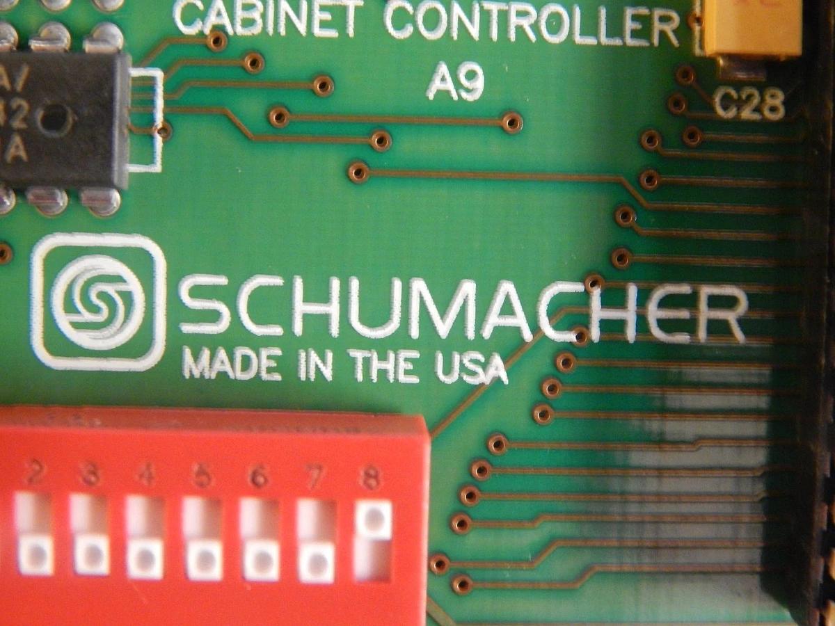 Used Schumacher 1000000-462-002 Cabinet Controller PCB Card 1731-3003 Used Working