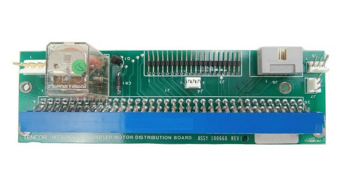 Used Tencor Instruments 100668 Handler Motor Distribution Board PCB Surfscan 7000