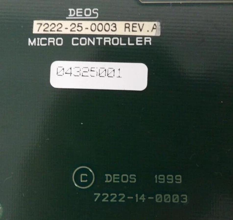 Used Coherent 7222-25-0003 Micro Controller PCB Set of 2 DEOS D1000 Working