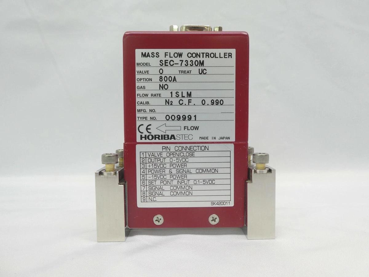 Used Horiba STEC SEC-7330M Mass Flow Controller MFC SEC-7330 1 SLM NO Working Surplus