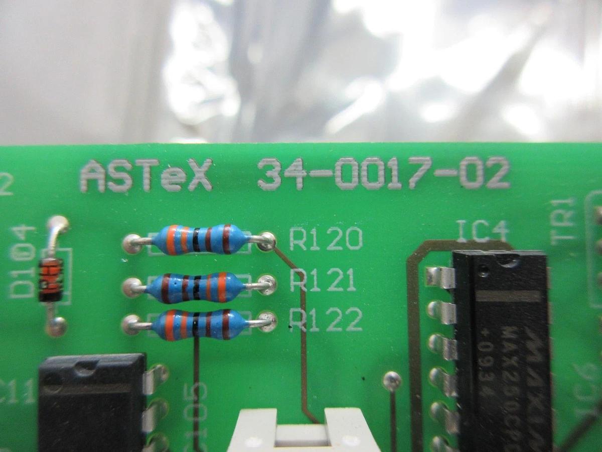 Used ASTeX 34-0017-02 Liquid Chemical I/O Smart Controller PCB Card MKS Working