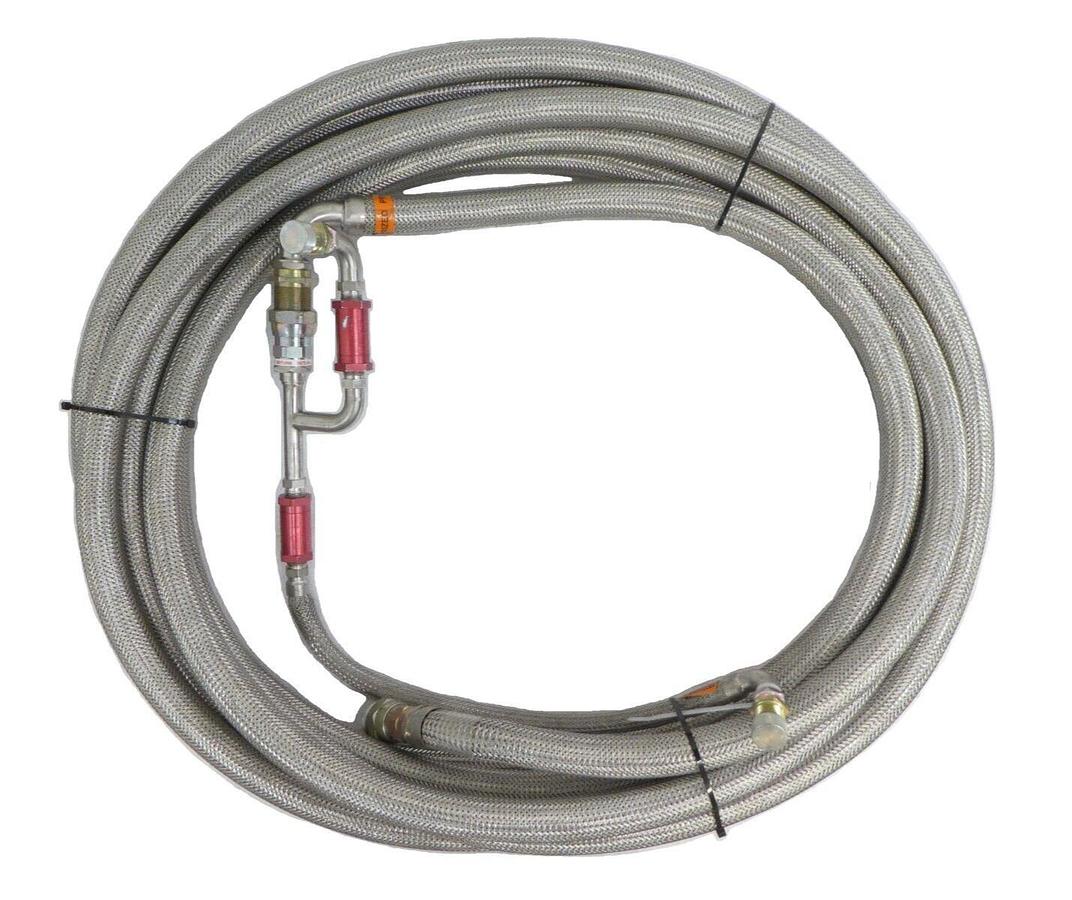 Used CTI-Cryogenics 8043454G600 Cryopump Flex Hose with Tee 8043505G002 AMAT Working