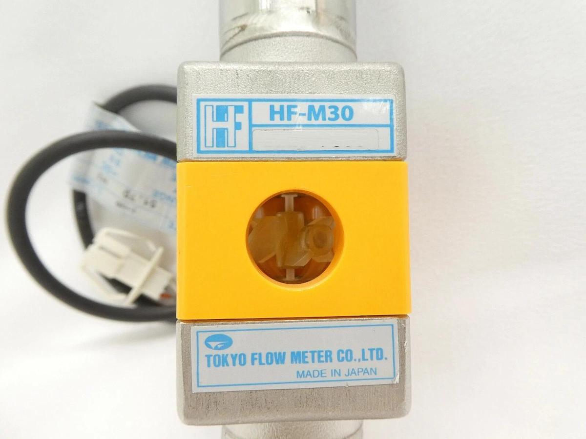 Used Tokyo Flow Meter HF-M30 Helical Flow Meter 1 ~ 10 L/min Lot of 3 Working Surplus