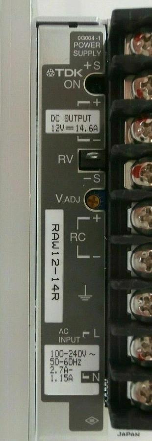 Used TDK RAW12-14R Power Supply Nikon NSR-S204B Scanning System Working Spare