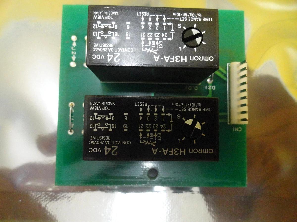 Used Yashibi IP-28IB Time Delay Relay PCB Board 1989.6 H3FA-A Reseller Lot of 3 Used