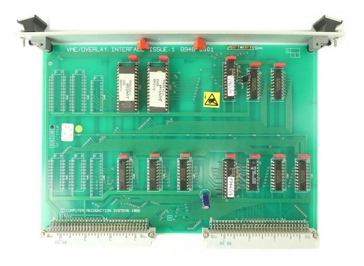 Used Computer Recognition Systems 8946-0001 VME/Overlay PCB Card Quaestor Q5 Working