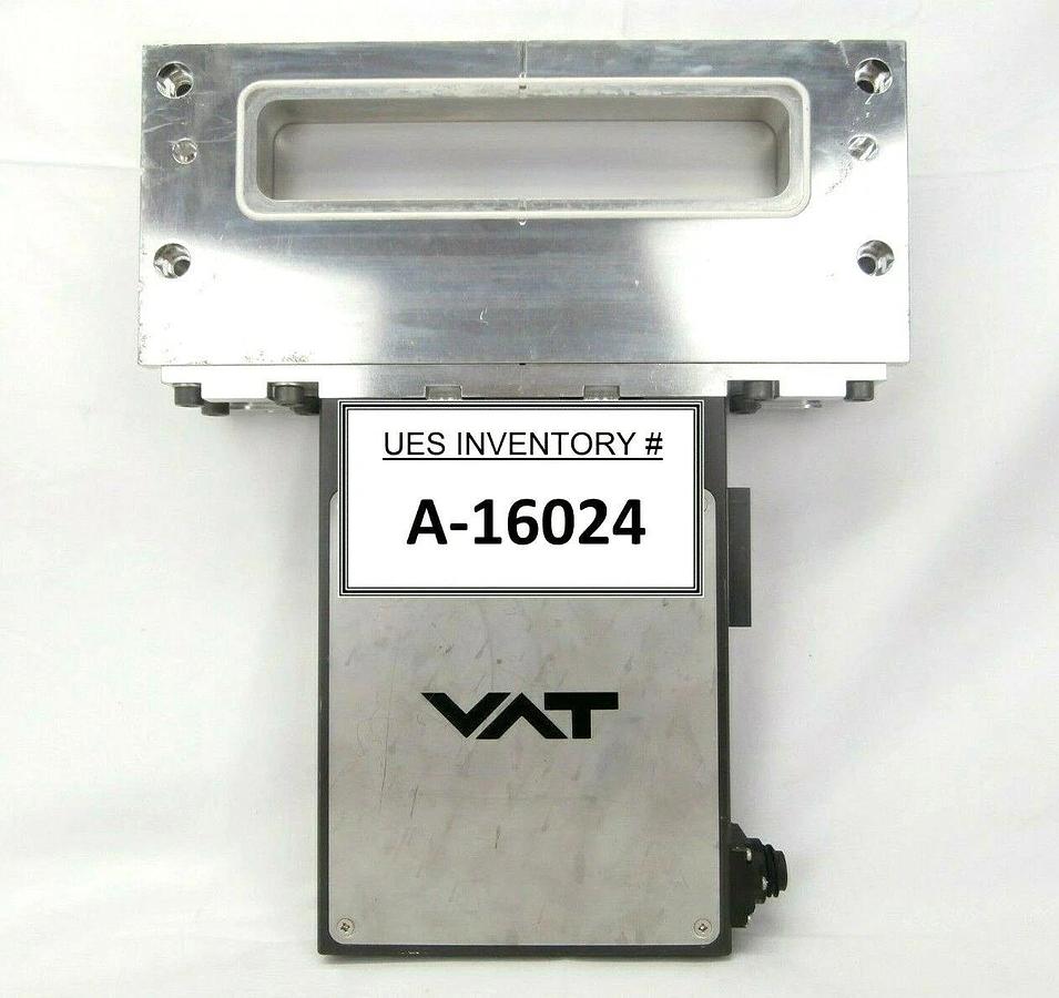 Used VAT 02010-BA44-1004 Pneumatic Rectangular Wafer Transfer Valve No Solenoid