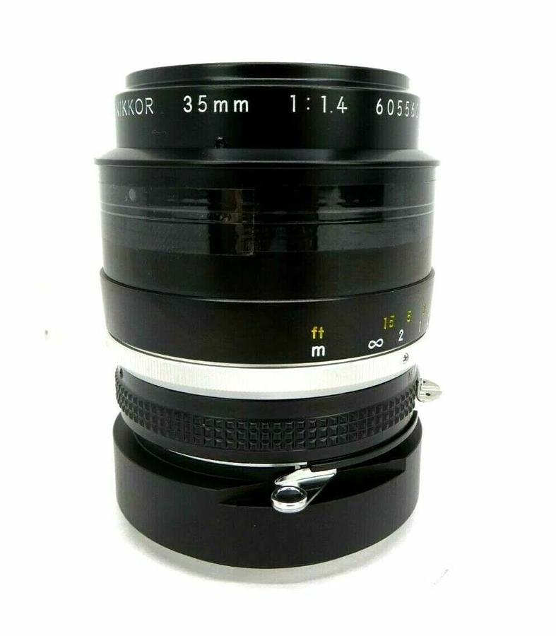 Used Nikkor 35mm 1:1.4 PPD Detector Camera Lens Nikon NSR Series Working Surplus