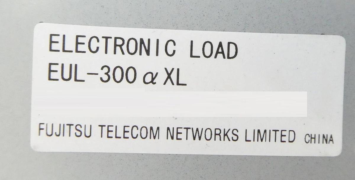Used Fujitsu Electronic EUL-300αXL Electronic Load Module 300W Working Surplus