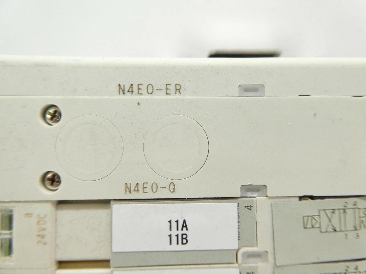 Used CKD N4E0 Series 9-Port Pneumatic Manifold N4E0-ER N4E0-EL N4E0-TM1B Lithius