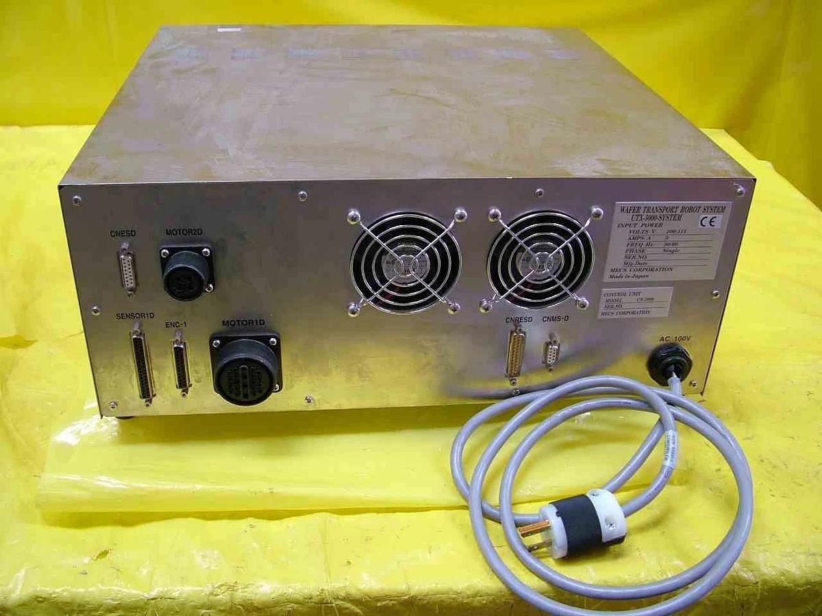Used MECS UTX-5000-SYSTEM Wafer Transport Robot System Controller CS-7000 Working