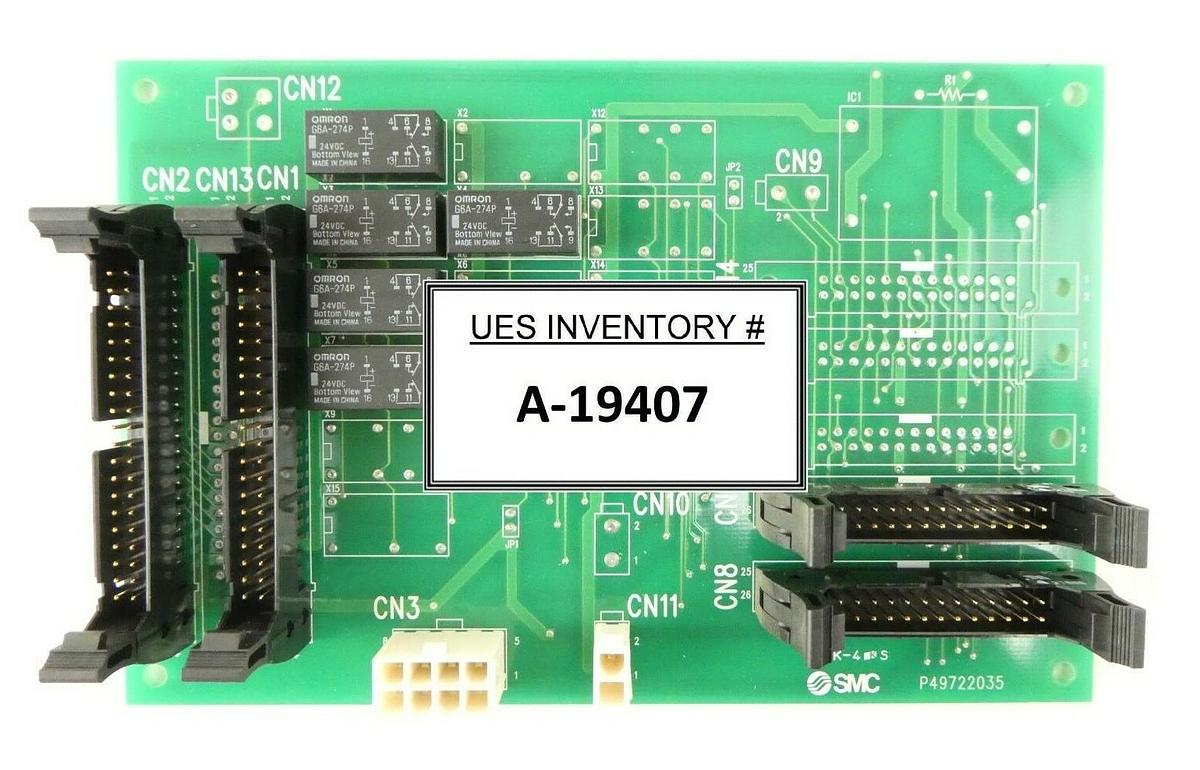 Used SMC P49722035 Relay Interface Module PCB Rudolph F30 TEL Tokyo Electron Working