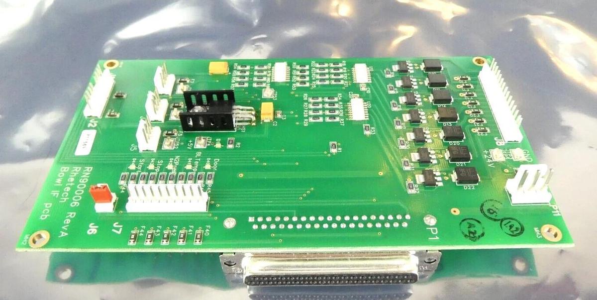 Used Rhetech Inc RN90006 SRD Main Bowl IF Interface PCB Board OEM Refurbished