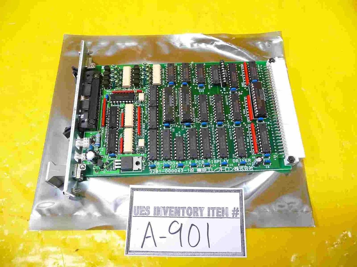 Used TEL Tokyo Electron 3281-000043-19 Display Driver PCB Card 3208-00043-14 P-8