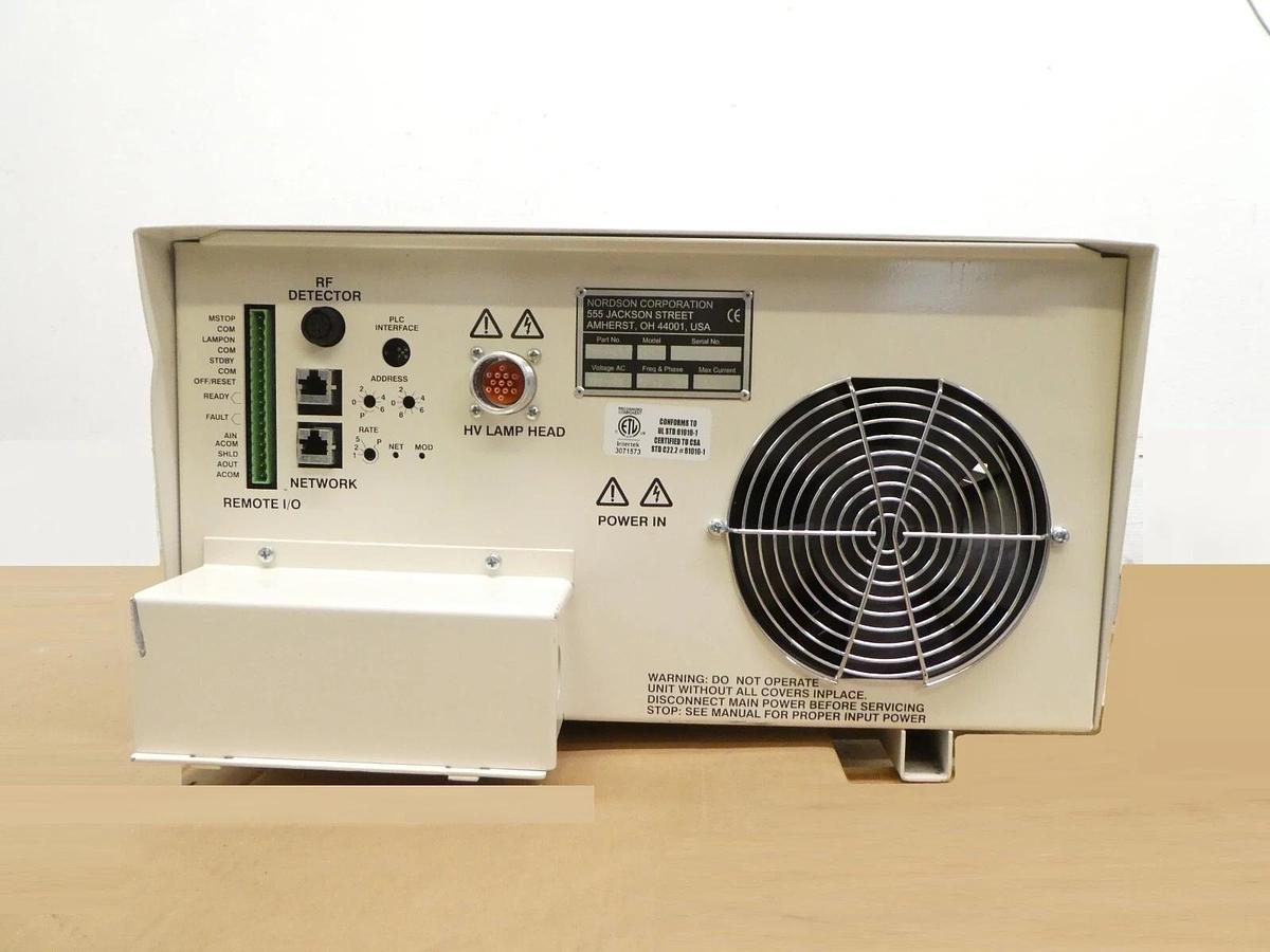 Used Nordson D99-UVETL17 UV Curing Systems MPS2-610V CoolWave 2 CW2 Untested As-Is