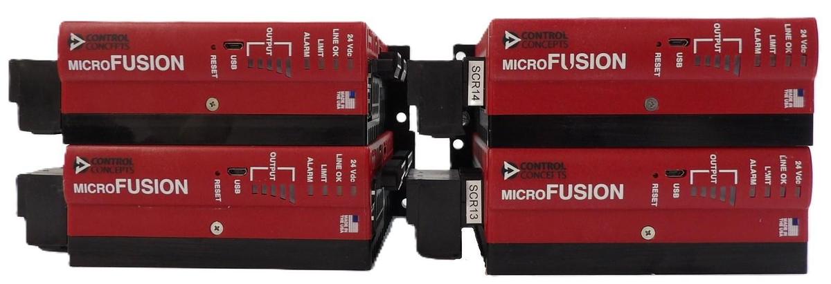 Used Control Concepts uF1HXTA0-32-P1000-E155 SCR Controller Lot of 4 Working