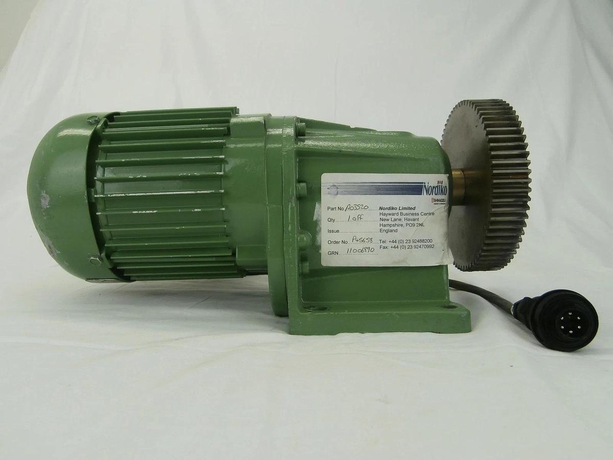 Used Lenze 0.37 28-12.622.10 1-71L/4 Motor Nordiko A03520 9550 Used Working