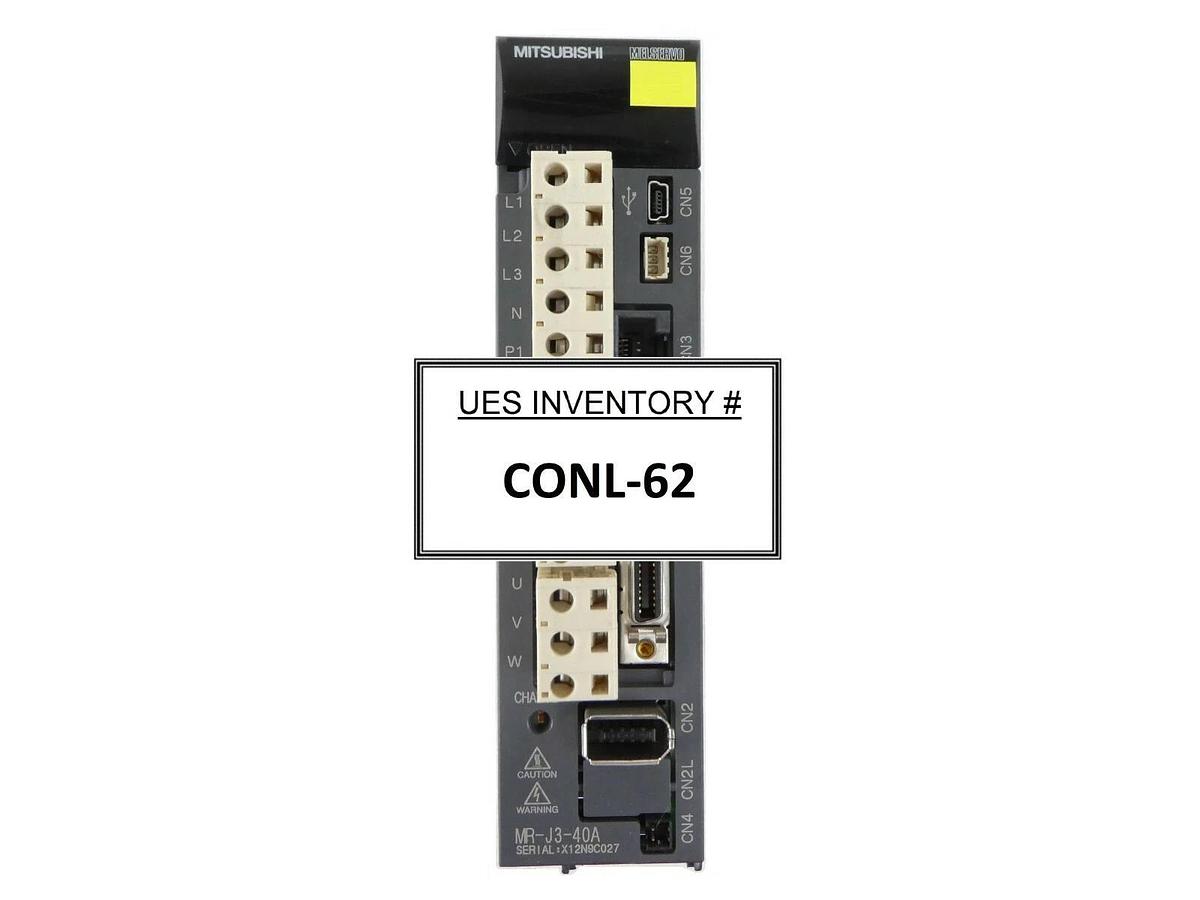 Used Mitsubishi Electric MR-J3-40A AC Servo Driver MELSERVO AMAT Working Surplus