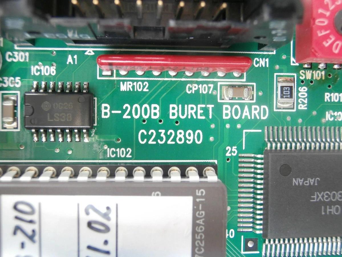 Used Hiranuma Sangyo B-200B Buret Sampler 5ml Assembly PCB C232890 AS-200 Working