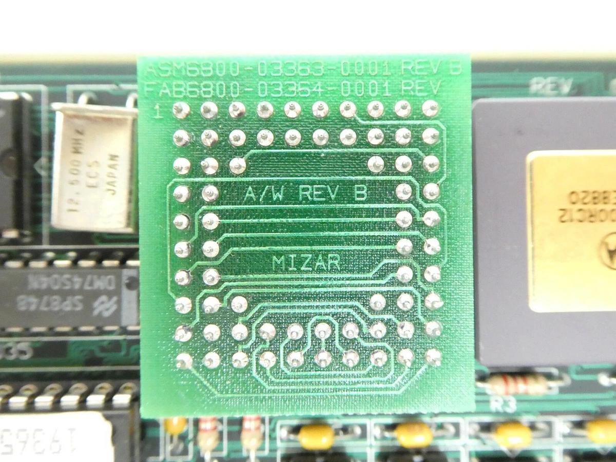 Used Mizar MZ7100 7100 CPU Processor VMEBus PCB Card ASM 6800-03340-0007 Working