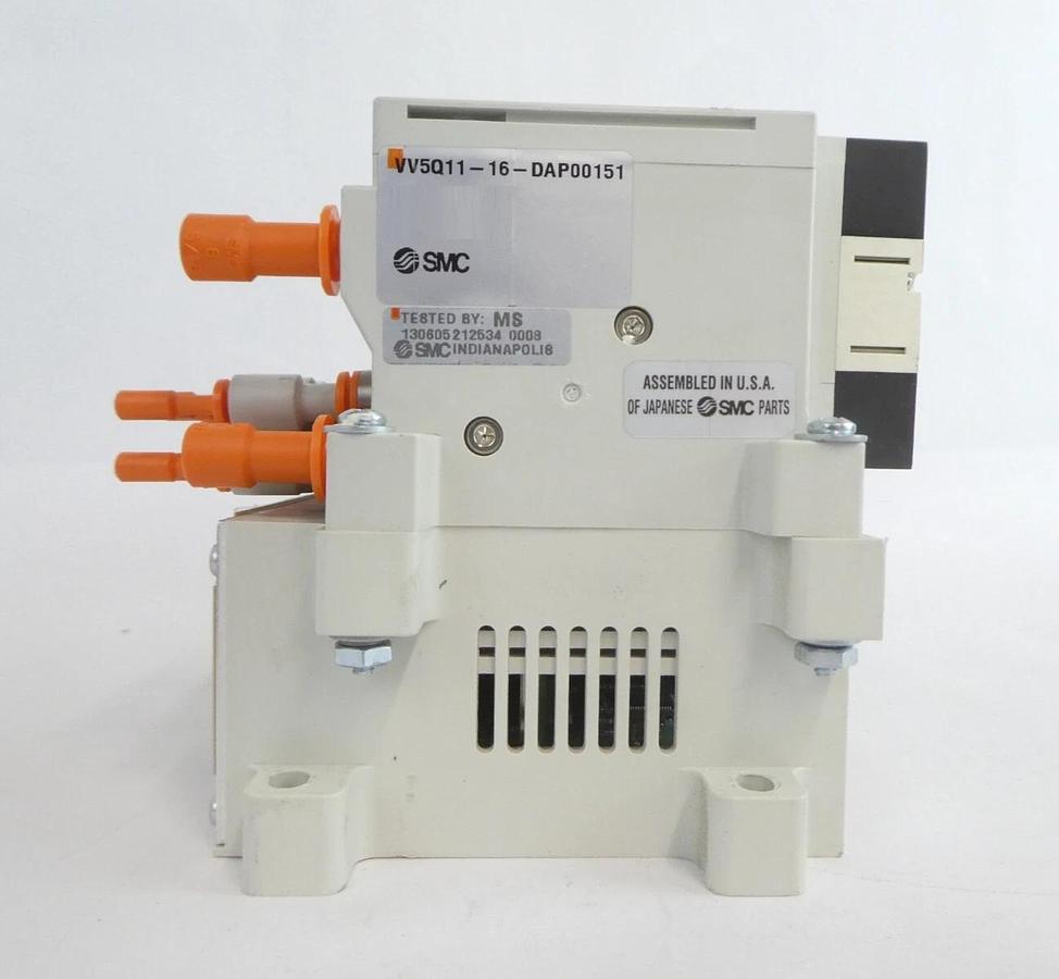 Used SMC VV5Q11 16-Port Pneumatic Manifold Reseller Lot of 4 Working Surplus