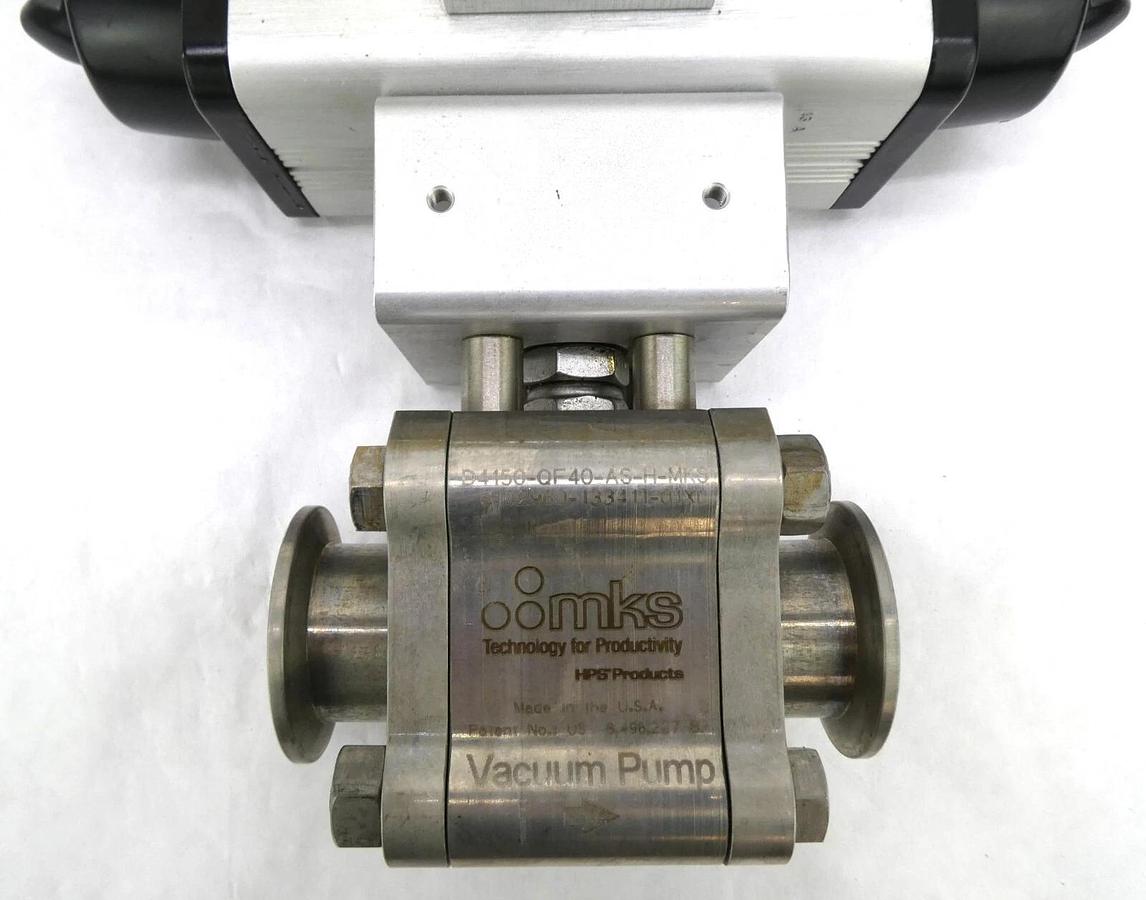 Used MKS Instruments D4150-QF40-AS-H-MKS Ball Valve S102960-133411-01XL Working