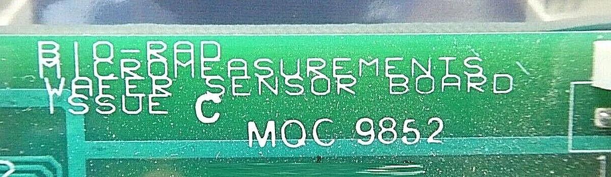 Used Bio-Rad MOC 9852 Wafer Sensor PCB Quaestor Q7 Overlay Measurement System Working