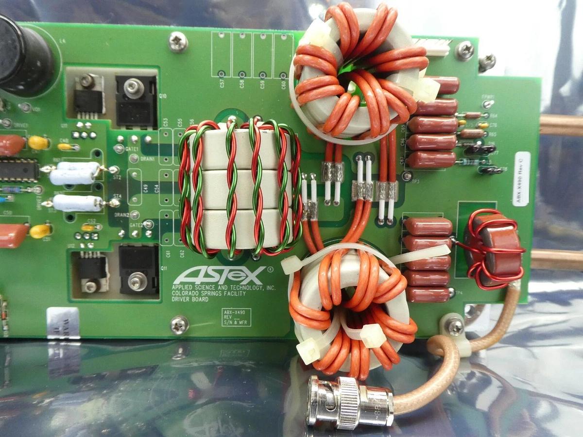 Used ASTeX ARX-X490 Driver Board PCB ABX-X490 AMAT Centura ETO Rack Untested Surplus