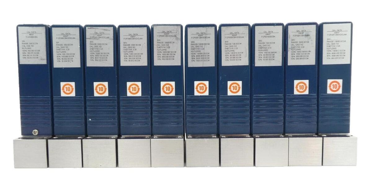 Used Aera PI-98 PI-980 Mass Flow Controller MFC Reseller Lot of 10 Working Surplus