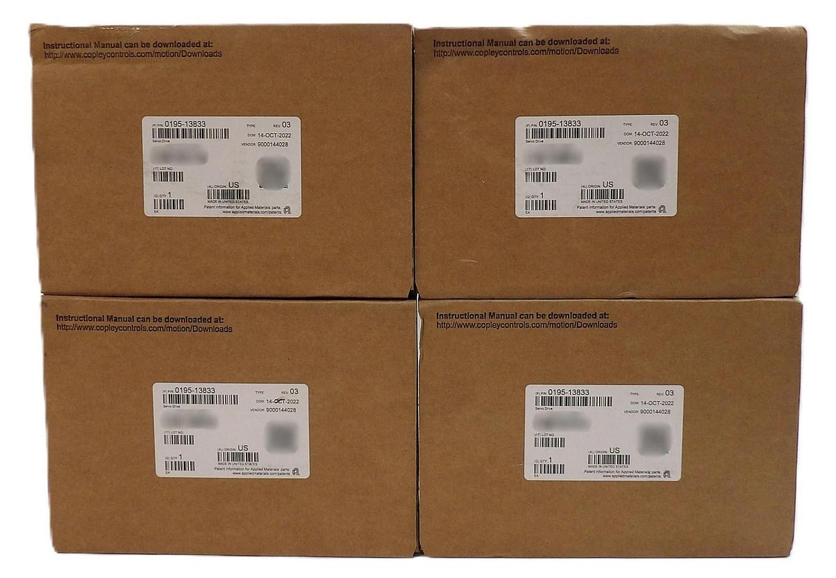 Used Copley Controls 800-1831 Dual Axis Servo Drive Accelnet Plus Lot of 4 New