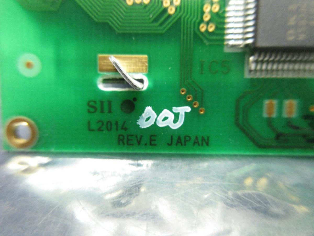 Used Seiko L201400J LCD Display Board PCB SII ASML SVG Silicon Valley Group 90S Used