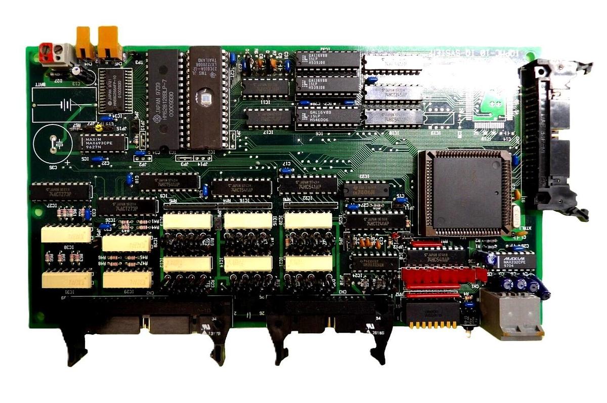 Used Omron IQPMC-10 IQ-SYSTEM Interface PCB Board Assembly Working Spare
