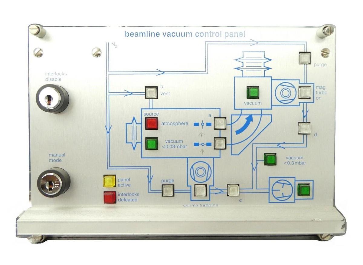 Used AMAT Applied Materials 0100-90533 Beamline Vacuum Control Panel PCB XR80 Surplus