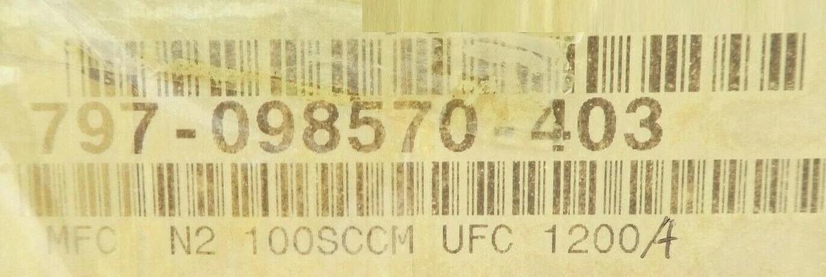 UNIT UFC-1200A Mass Flow Controller MFC 100 SCCM N2 Lam 797-098570-403 New Spare