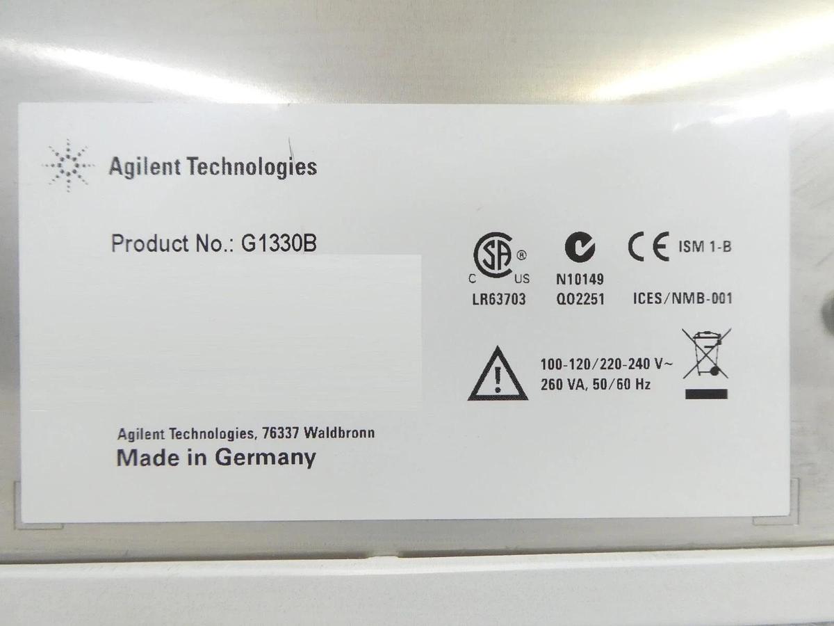 Used Agilent Technologies G1330B FC / ALS Thermostat Chiller 1200 No Face Spare