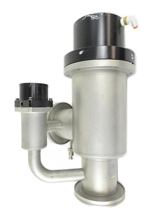 Used MKS Instruments 99F0077 UHV Vacuum Isolation Angle Valve ISO80 ISO-K Working
