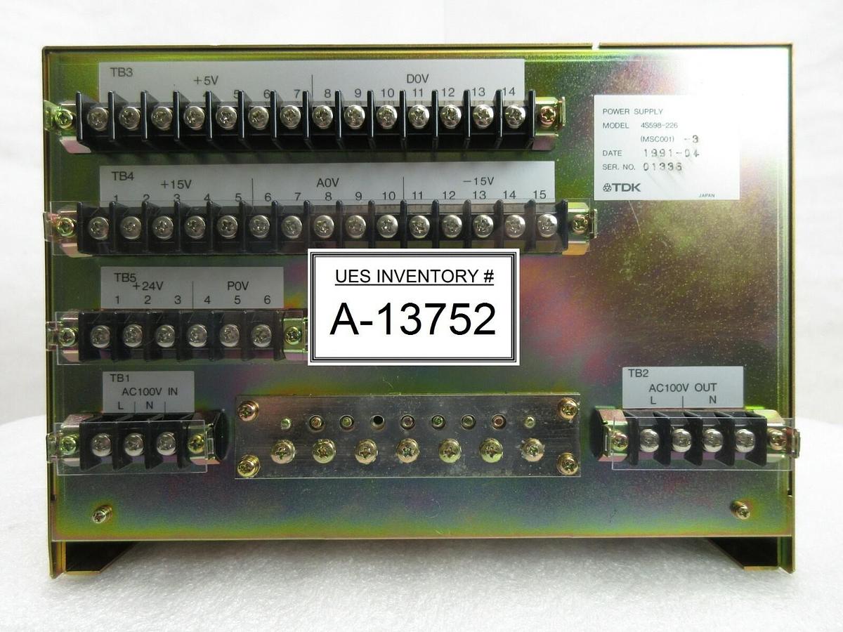 Used TDK (MSC001)-3 Power Supply Nikon 4S598-226 NSR System Used Working