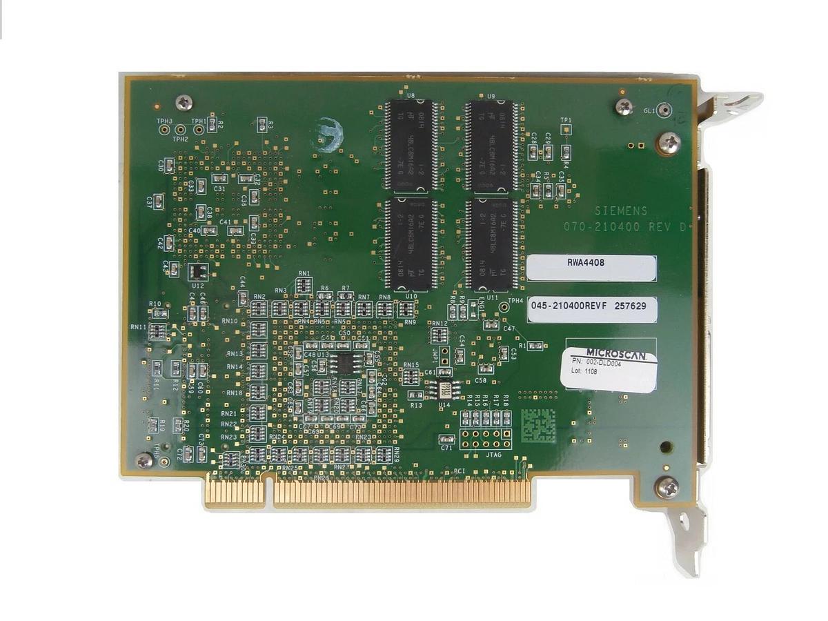 Used Siemens 002-DLD004 RVSI PCI Frame Grabber PCB Card 045-210400 Microscan Working