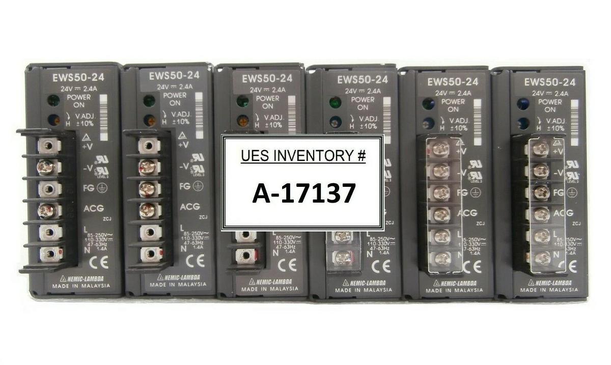 Used Nemic-Lambda EWS50-24 Power Supply EWS Series Reseller Lot of 6 Working